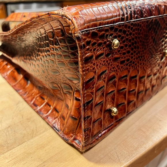 Brahmin Tri Color Satchel Tote - Picture 10 of 12